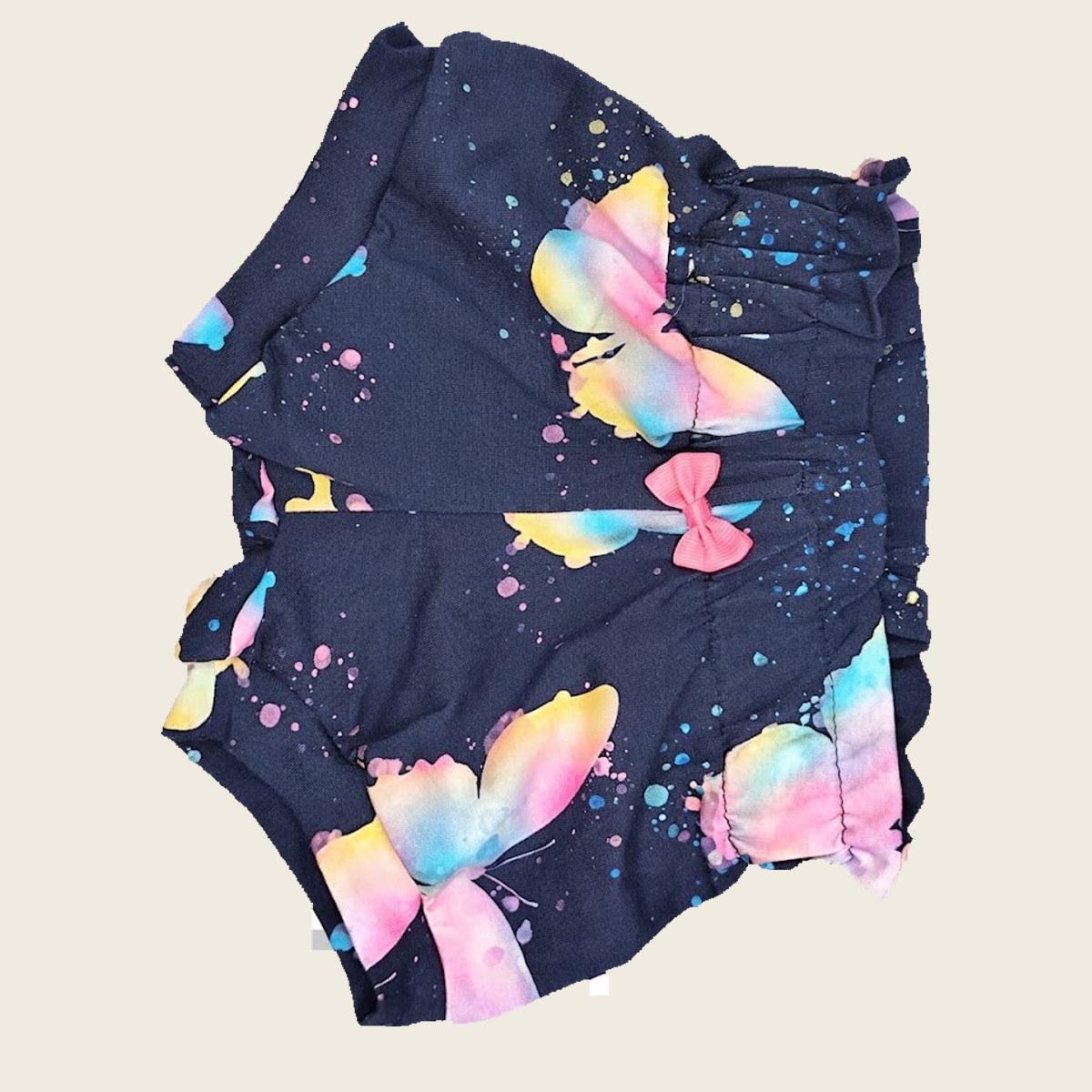 Pumphose "Regenbogen-Schmetterlinge" navy