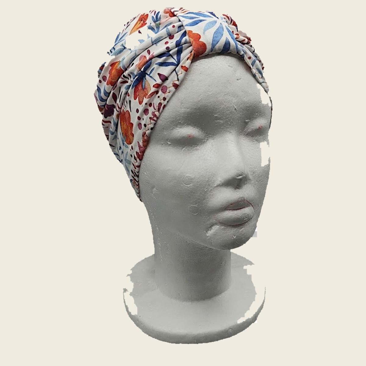 Turban-Mütze "Bunte Wildblumen" — Ansicht 2